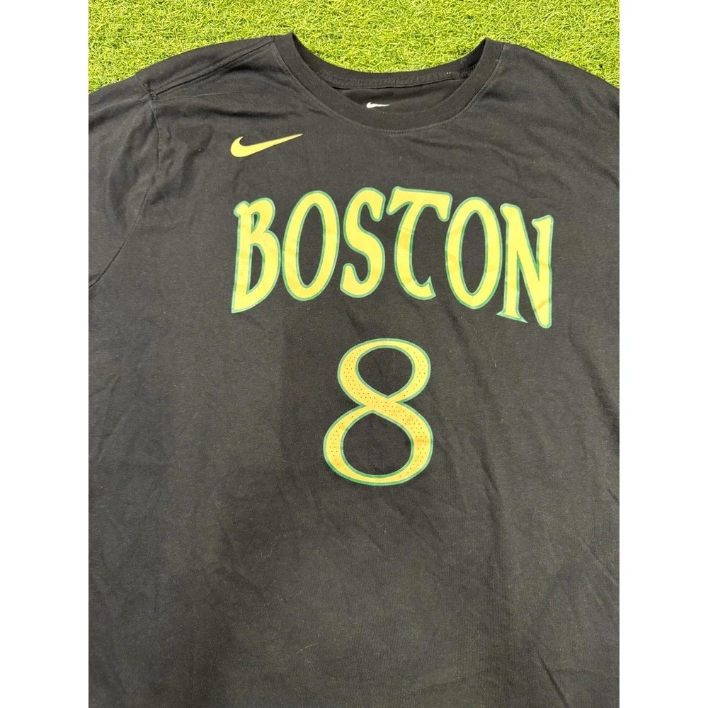 Nike Dri-Fit Boston Celtics #8 Kemba Walker‎ Basketball Team Shirt Mens XL Black